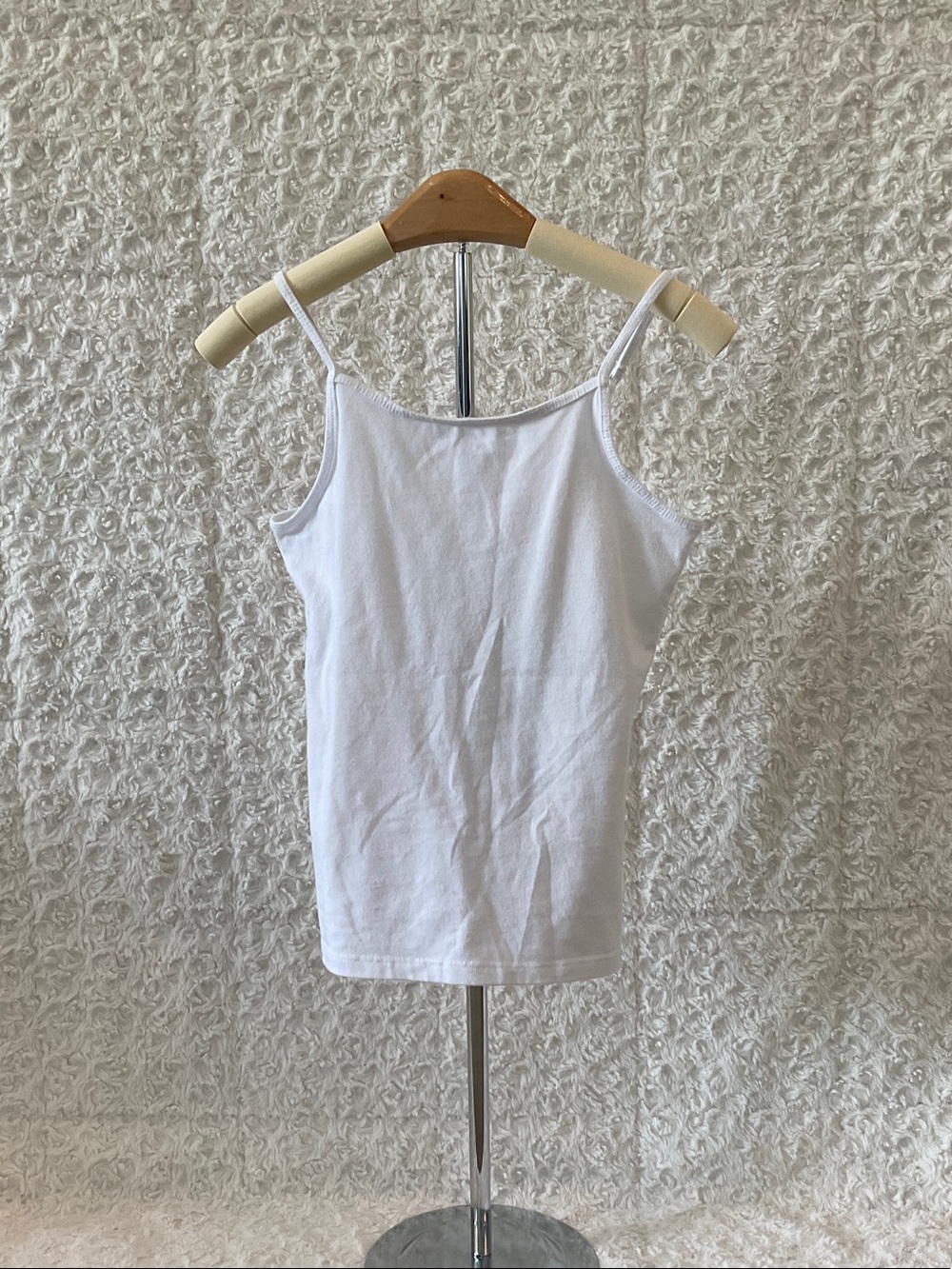 Cat & Jack White Girls' Spaghetti Strap Tank Top